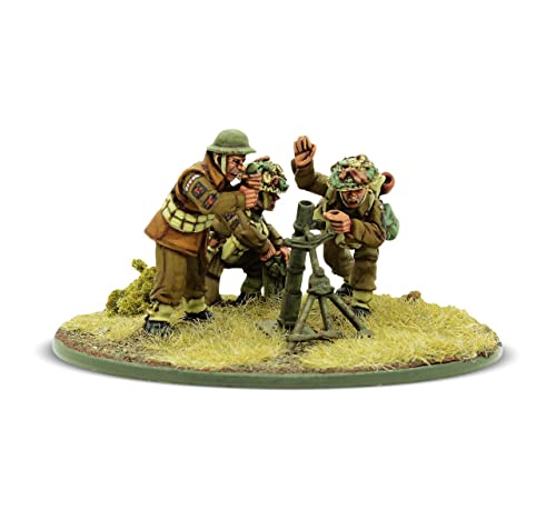 WarLord Bolt Action British & Canadian Army 1943-1945 Starter Set 1:56 WWII Military Table Top Wargaming Plastic Model Kit 402011020