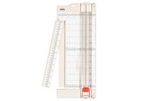 bira craft paper trimmer and scorer with swing-out arm, 12″ x 4.5″ base, craft trimmer, trim and score board, for coupons, craft paper and photo