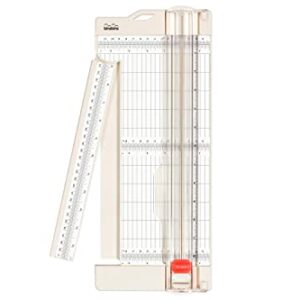 Bira Craft Paper Trimmer and Scorer with Swing-Out Arm, 12" x 4.5" Base, Craft Trimmer, Trim and Score Board, for Coupons, Craft Paper and Photo