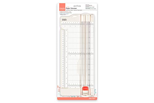 Bira Craft Paper Trimmer and Scorer with Swing-Out Arm, 12" x 4.5" Base, Craft Trimmer, Trim and Score Board, for Coupons, Craft Paper and Photo