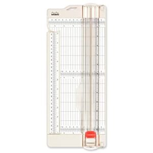 Bira Craft Paper Trimmer and Scorer with Swing-Out Arm, 12" x 4.5" Base, Craft Trimmer, Trim and Score Board, for Coupons, Craft Paper and Photo