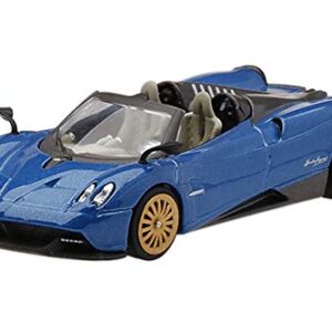 Pagani Huayra Roadster Blue Francia U.S.A. Exclusive Limited Edition to 4,800 Pieces Worldwide 1/64 Diecast Car by True Scale Miniatures MGT00038