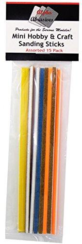 Flex-I-File 0101 Mini Hobby & Craft Sanding Sticks (15-Pack)