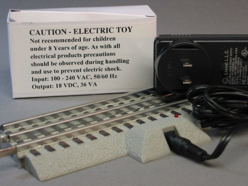 LIONEL O GAUGE FASTRACK 10 STRAIGHT POWER SUPPLY Station PACK RC LIONCHIEF SYSTEM track Model: