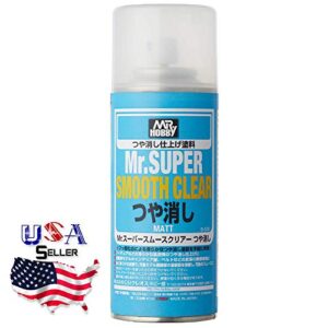 gsi creos bandai gundam mr. super smooth clear matt flat spray (b530)