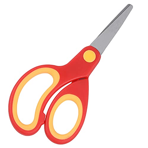 5" School Pack of Kids Scissors Bulk Set for Student With Soft Comfort-Grip Handles, 36 Packs