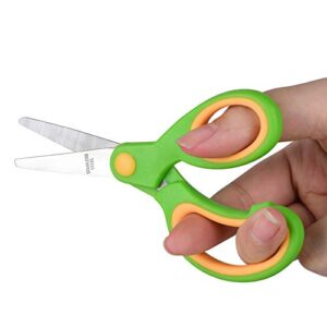 5" School Pack of Kids Scissors Bulk Set for Student With Soft Comfort-Grip Handles, 36 Packs