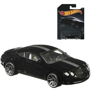 hot wheels 1:64 scale black bentley continental supersports 3/6 diecast model car