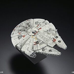 Bandai Vehicle Model 006 Star Wars Millennium Falcon Plastic Model Kit -Story of Roue one-, White