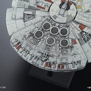 Bandai Vehicle Model 006 Star Wars Millennium Falcon Plastic Model Kit -Story of Roue one-, White