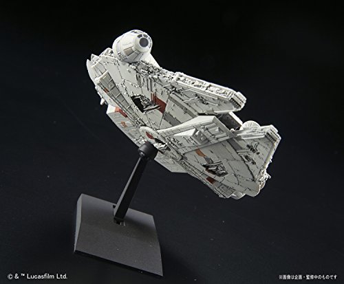 Bandai Vehicle Model 006 Star Wars Millennium Falcon Plastic Model Kit -Story of Roue one-, White