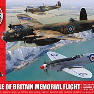 Airfix Battle of Britain RAF Memorial Flight 1:72 WWII Aviation Plastic Model Gift Set A50182