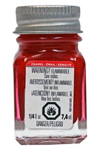 testor’s 1152tt 1/4 oz red metallic enamel hobby paint