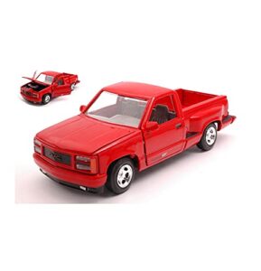 motormax model compatible with gmc sierra gt pick up 1992 red 1:24 diecast mtm73204r