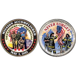 mission accomplished coin – defenders of freedom coin