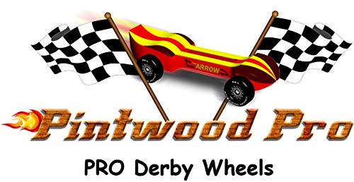 Pintwood Pro Wheels for Derby Car Racing | Deep Hub Stores Graphite | from Pinewood Pro