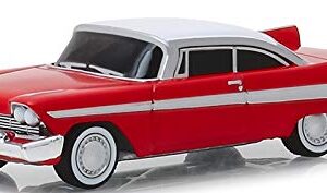 Greenlight 44840-B Hollywood Series 24 Christine 1958 Plymouth Fury Evil Version with Blacked Out Windows 1/64 Scale