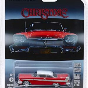 Greenlight 44840-B Hollywood Series 24 Christine 1958 Plymouth Fury Evil Version with Blacked Out Windows 1/64 Scale