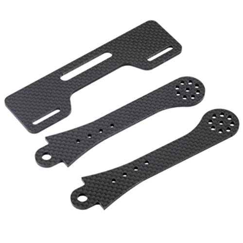 Ronsit New FPV Carbon Fiber Transmitter Monitor Mount for Futaba/JR/Hitec 7-8'' LCD Support