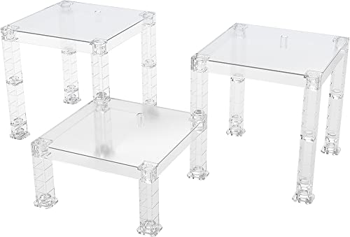 Good Smile The Simple Stand: Build-On Type (Translucent Ver.) 3-Piece Set, Multicolor
