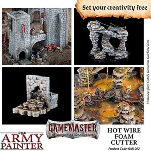 The Army Painter - GameMaster Hot Wire Foam Cutter - Hotwire Foam Cutting Tool and Styrofoam Cutter for Dungeon & Terrain and Wargames Scenery - Foam Board Cutter for Carving and Sculpting XPS Foam