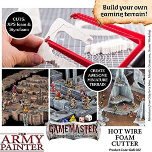 The Army Painter - GameMaster Hot Wire Foam Cutter - Hotwire Foam Cutting Tool and Styrofoam Cutter for Dungeon & Terrain and Wargames Scenery - Foam Board Cutter for Carving and Sculpting XPS Foam