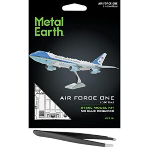 fascinations metal earth air force one 3d metal model kit bundle with tweezers