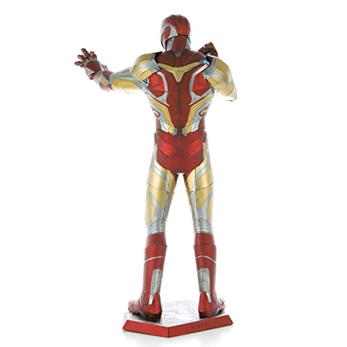 Metal Earth Premium Series Marvel Iron Man Mark LXXXV 3D Metal Model Kit Bundle with Tweezers Fascinations