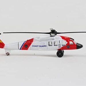 Daron Worldwide Trading Runway24 Coast Guard Helicopter, Black, Red