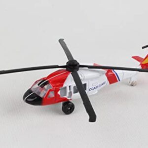 Daron Worldwide Trading Runway24 Coast Guard Helicopter, Black, Red