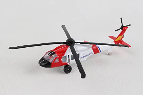 Daron Worldwide Trading Runway24 Coast Guard Helicopter, Black, Red