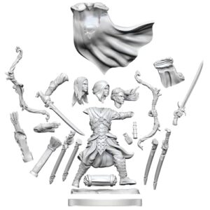 D&D Frameworks: Elf Ranger Male - Unpainted and Unassembled