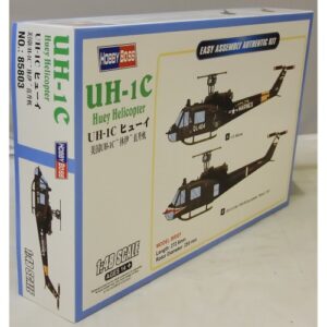 hobby boss easy assembly uh-1c huey airplane model building kit