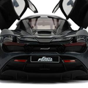 Jada Fast & Furious Hobbs & Shaw: SHAWS MCLAREN 720S 1:24 Scale DIE-CAST Replica CAR,Black