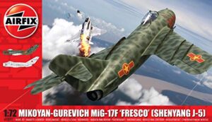 airfix mikoyan-gurevich mig-17f fresco 1:72 military aviation plastic model kit a03091
