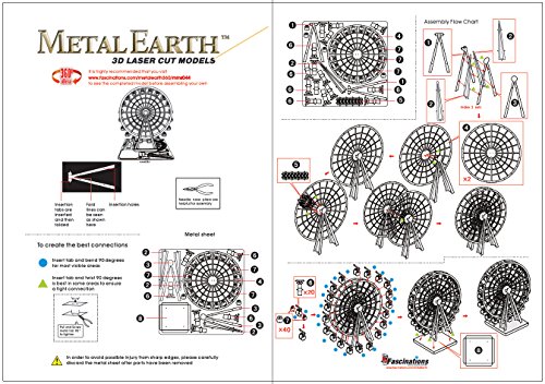 Metal Earth Ferris Wheel 3D Metal Model Kit Fascinations