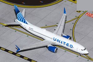 geminijets gjual2049 united airlines boeing 737 max 8 n27521; scale 1:400