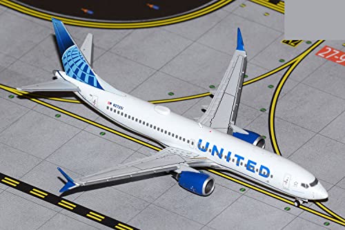 GeminiJets GJUAL2049 United Airlines Boeing 737 MAX 8 N27521; Scale 1:400