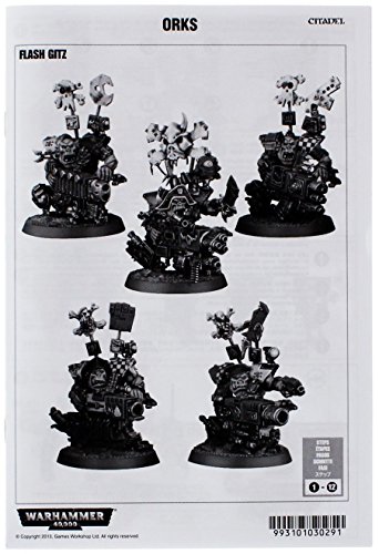 Games Workshop 99120103033" Warhammer 40,000" Ork Flash Gitz Action Figure, Black