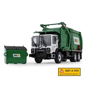 waste management mack terrapro with wittke front load refuse with bin