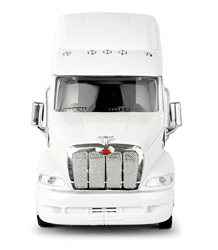 New Ray Toys New 1:32 NEWRAY Truck & Trailer Collection - Peterbilt 387 Trailer SEMI Plain White Diecast Model