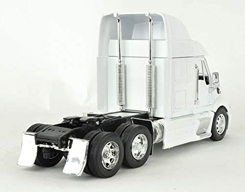New Ray Toys New 1:32 NEWRAY Truck & Trailer Collection - Peterbilt 387 Trailer SEMI Plain White Diecast Model