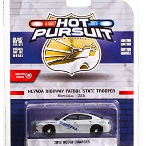 Greenlight 42990-D Hot Pursuit Series 41 - 2019 Dodge Charger - Nevada Highway Patrol State Trooper 1/64 Scale Diecast