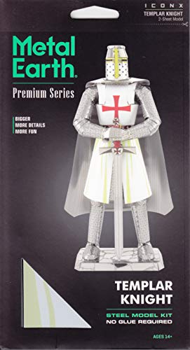 Fascinations Metal Earth Premium Series Templar Knight 3D Metal Model Kit