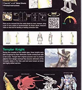 Fascinations Metal Earth Premium Series Templar Knight 3D Metal Model Kit