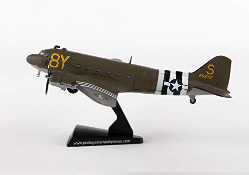 Daron Worldwide Trading Postage Stamp C-47 DC-3 "Stoy Hora" USAAF Vehicle (1/144 Scale)