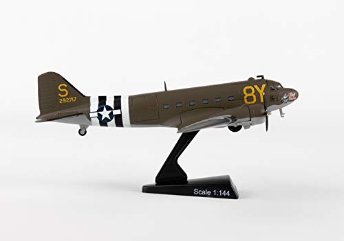 Daron Worldwide Trading Postage Stamp C-47 DC-3 "Stoy Hora" USAAF Vehicle (1/144 Scale)