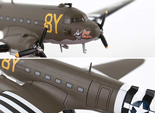 Daron Worldwide Trading Postage Stamp C-47 DC-3 "Stoy Hora" USAAF Vehicle (1/144 Scale)