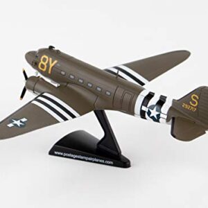 Daron Worldwide Trading Postage Stamp C-47 DC-3 "Stoy Hora" USAAF Vehicle (1/144 Scale)