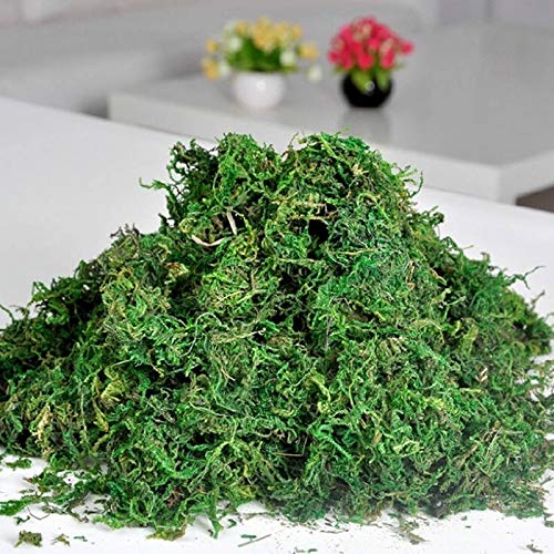 140ml Railroad Scenery Forest Ground Cover Static Grass Artificial Moss War Gaming Scenery Miniature Basing Material Landscape Model Modelling Diorama Railway Railroad Layout Hobby (Green)